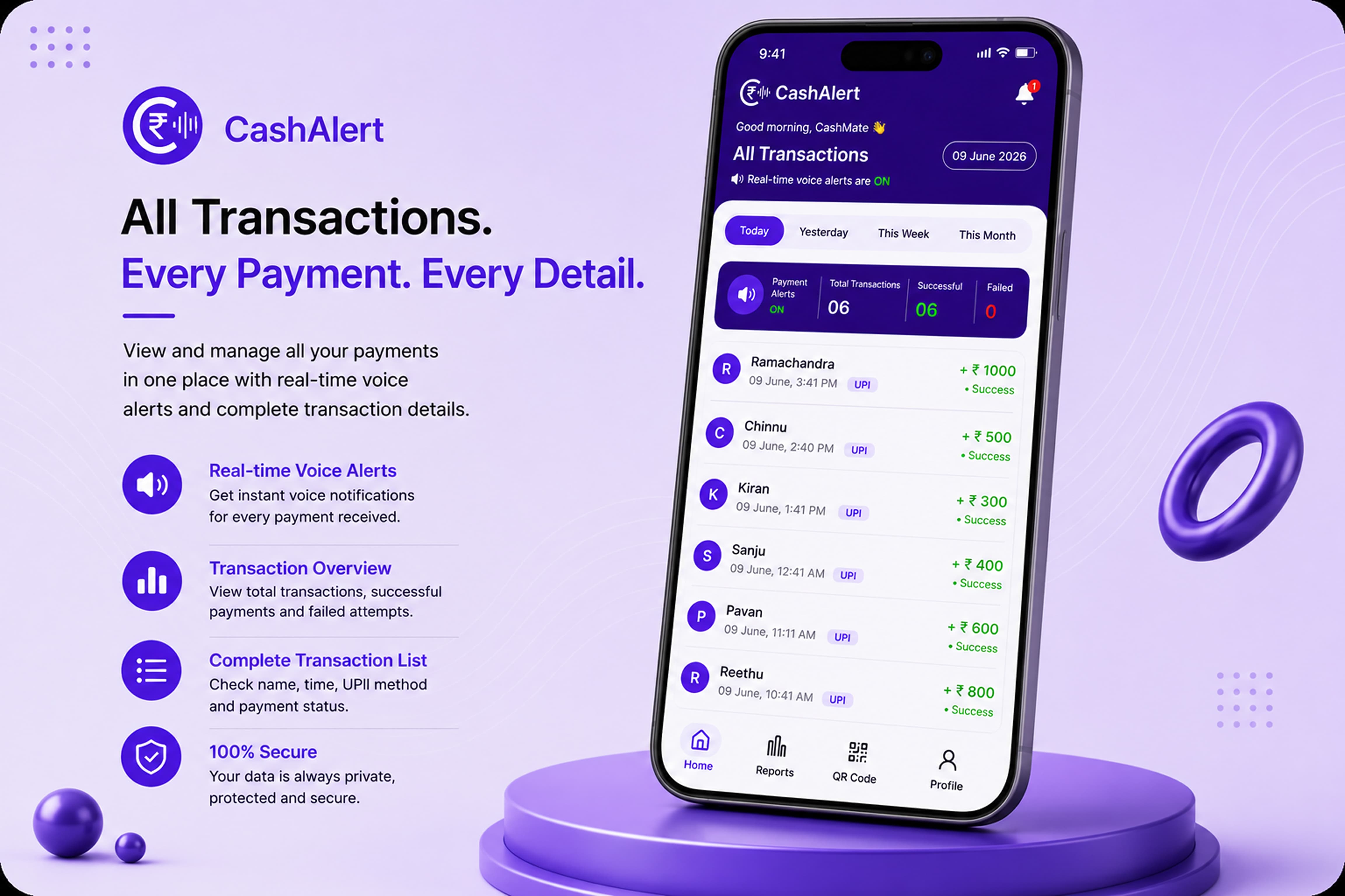 CashAlert – All Transactions