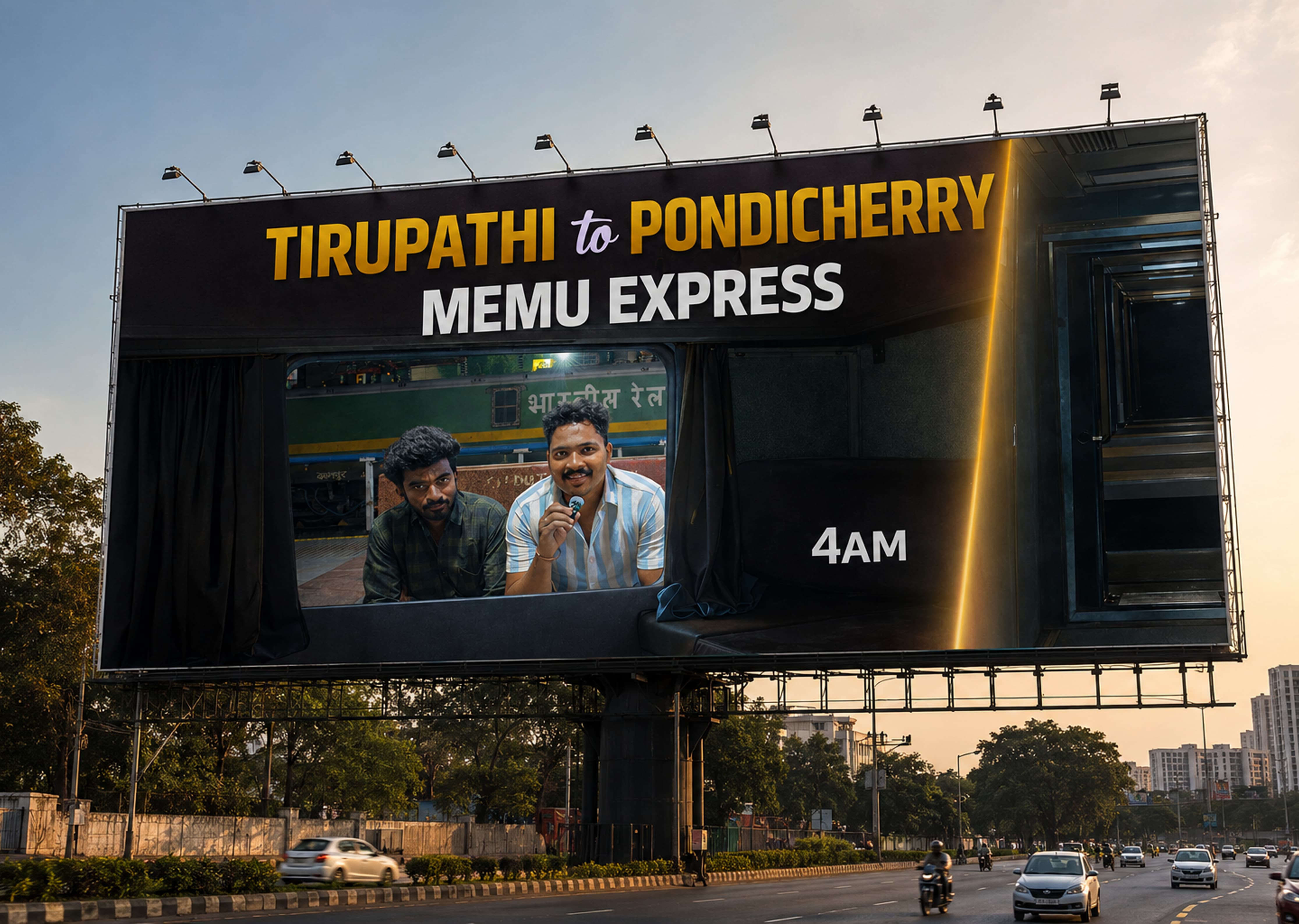 Thumbnails & Creatives – Billboard – Memu Express