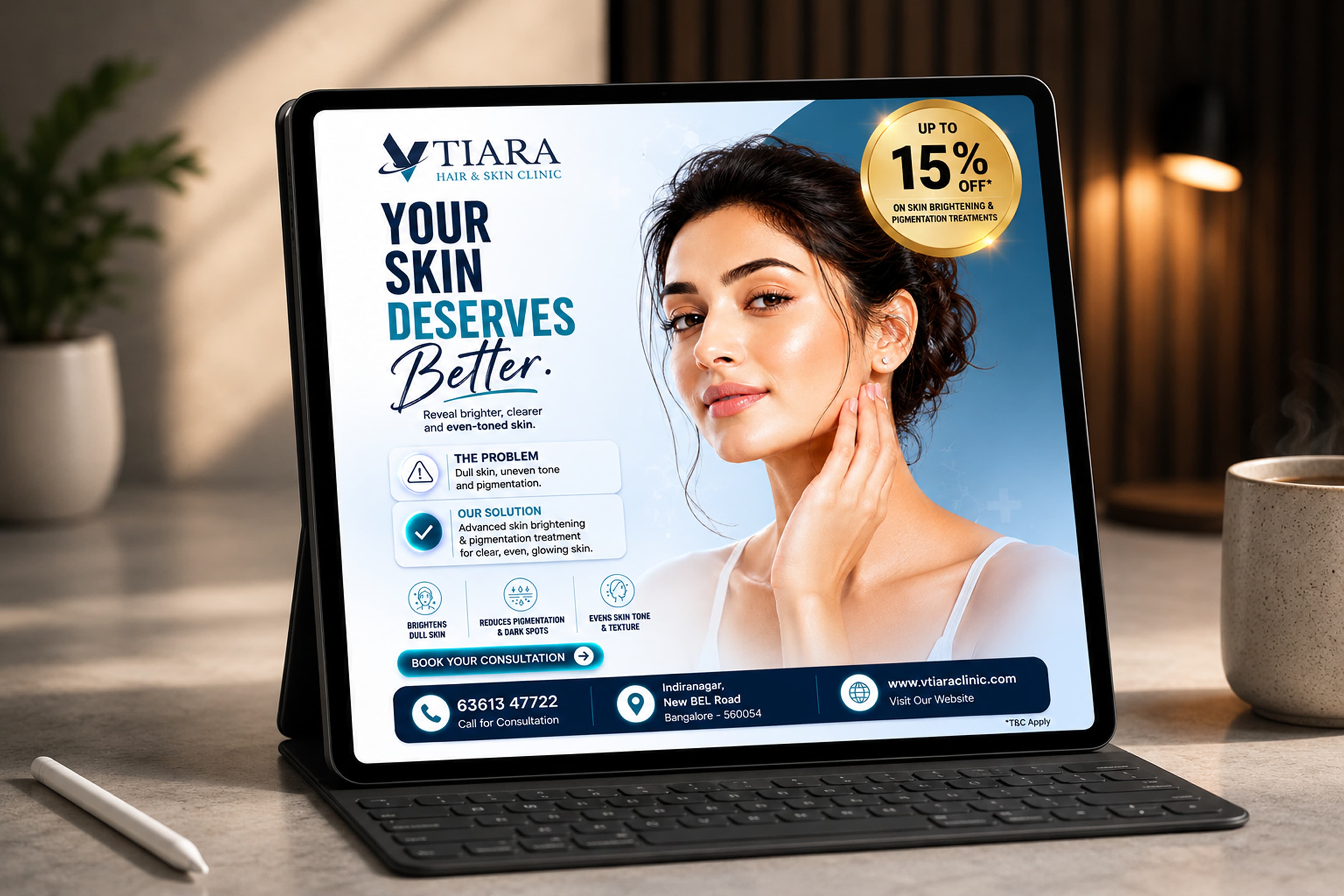 Tiara – Skin Brightening Ad